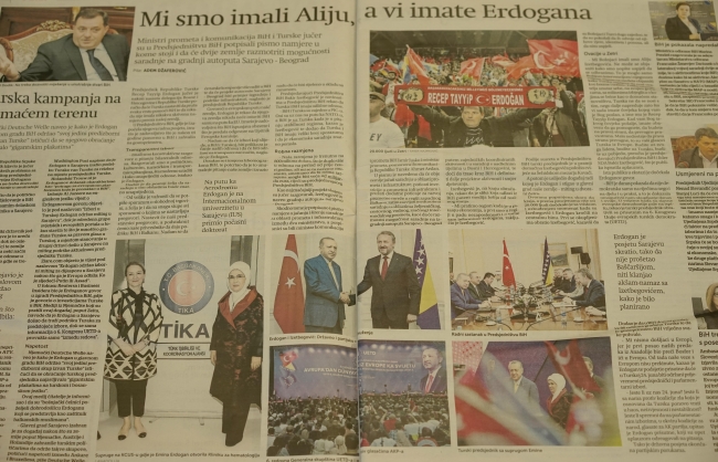 Cumhurbaşkanı Erdoğan'ın Bosna Hersek ziyareti manşetlerde